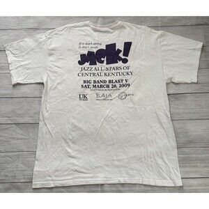 Kentucky Jazz T Shirt Big Swing Band All Stars Of Central Kentucky Size XL 2009